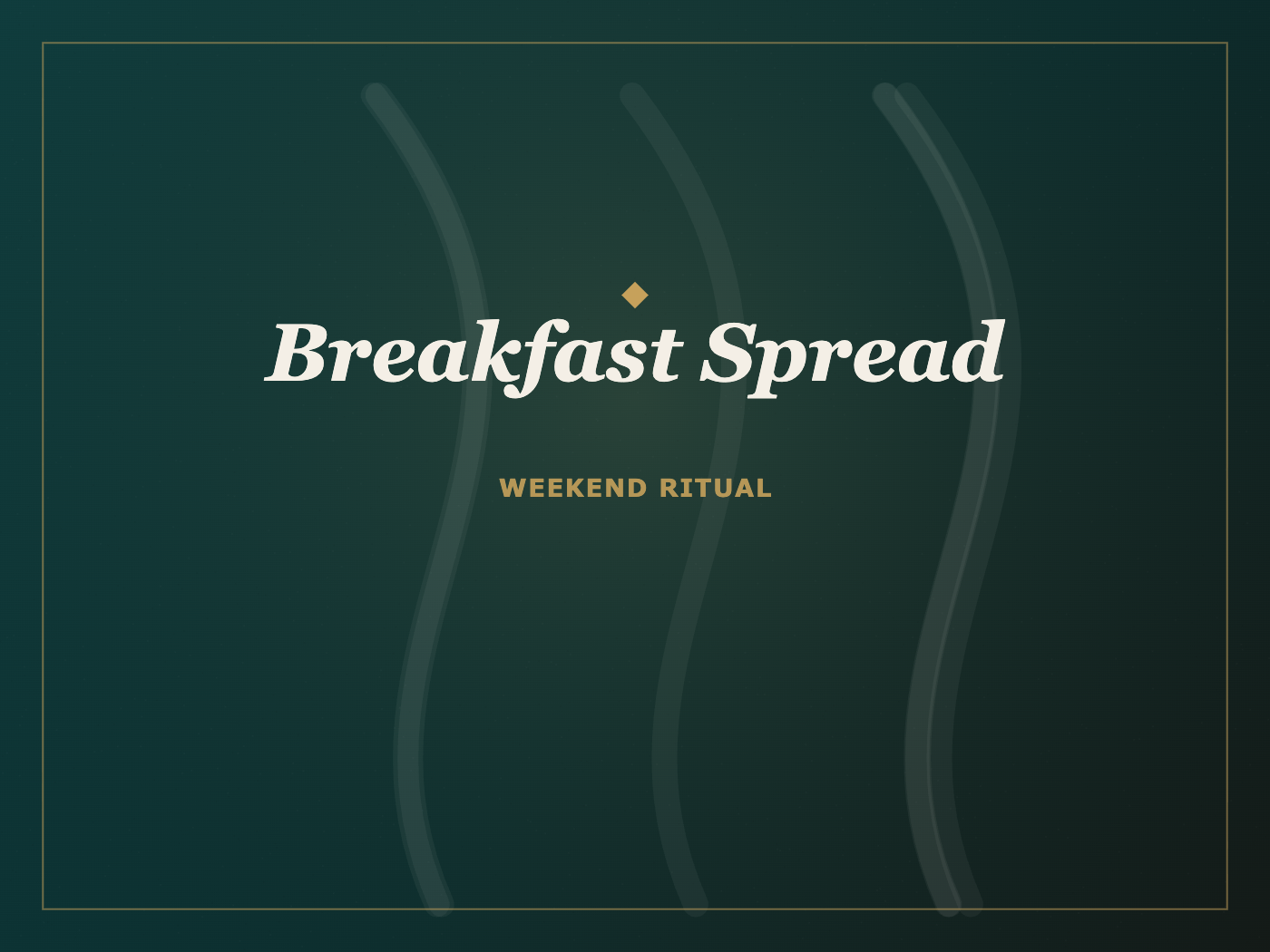 Turkish breakfast spread
